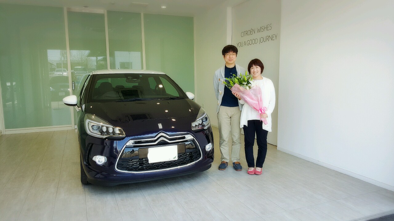 DS3 Chicご納車させて頂きました♪