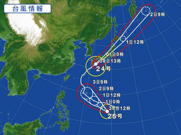 台風24号