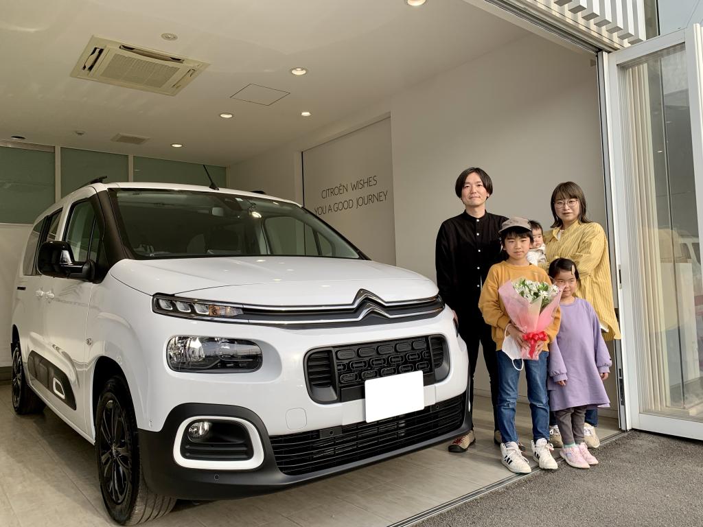 BERLINGO LONGご納車させて頂きました♪